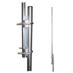 Extension for pole "I", height 200cm, d=35mm + 2x U-Bolt 100mm