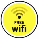 Free Wifi sticker