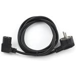 Gembird síťový napájecí kabel 230V, 1,8m, pravoúhlý