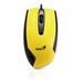 Genius Mouse DX-100, wired, 1200 dpi, USB, yellow