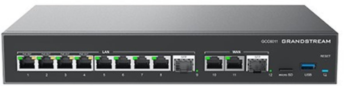 Grandstream GCC6011all-in-one solution (VPN router, Firewall, PoE switch and IP PBX)