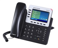 Grandstream GXP-2140, 4.3" color display, 4x SIP, 2x 10/100/1000 ports, PoE, HD audio, Bluetooth