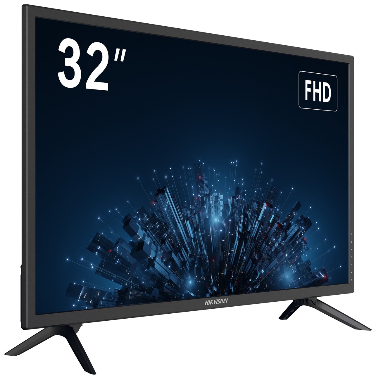 Hikvision 32" LED monitor, 1920x1080, VGA, HDMI; Audio; USB