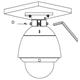 Hikvision DS-1663ZJ-P - Ceiling mount for PTZ and speed dome cameras, gray