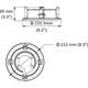 Hikvision DS-1671ZJ-SD11 - In-ceiling mount for dome IP cameras