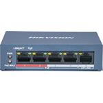 Hikvision DS-3E0105P-E/M(B) PoE Switch, 4x PoE, 35W