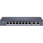 Hikvision DS-3E0310P-E/M PoE Switch, 8x PoE, 60W