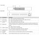 Hikvision DS-3E0516R-O Switch, 16x LAN