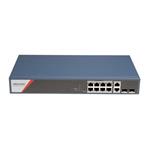 Hikvision DS-3E1512HP-SI-8P2T2F PoE Smart managed Switch, 8x PoE, 130W