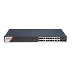 Hikvision DS-3E1520HP-SI-16P2T2F PoE Smart managed Switch, 16x PoE, 230W