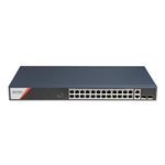 Hikvision DS-3E1528HP-SI-24P2T2F PoE Smart managed Switch, 24x PoE, 370W