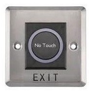 Hikvision DS-K7P08 - Door Touchless exit button, 86x86mm, NO/NC/COM