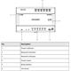 Hikvision DS-KAD706-S, backbone 2-wire distributor for up to 6x DS-KAD706