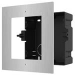 Hikvision DS-KD-ACF1/S - 1x frame for IP intercome - flush installation, stainless steel
