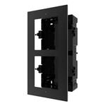 Hikvision DS-KD-ACF2/Black - 2x frame for IP intercome - flush installation, black