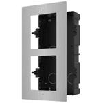 Hikvision DS-KD-ACF2/S - 2x frame for IP intercome - flush installation, stainless steel