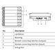 Hikvision DS-KD-KK - 6x nametag module for IP intercom