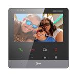 Hikvision DS-KH7100EY-E2 - 2-wire 4,3" IP monitor with touch buttons, black