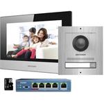 Hikvision DS-KIS602/S/Europe BV IP intercom set with switch and microSD card