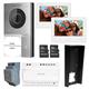 Hikvision DS-KIS705EY/2Monitors Complete Kit - 2x Monitor+Door Station+Power Supply, 2-wire