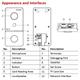Hikvision DS-KV6113-WPE1 - IP door intercom, 1 button, 2MP, reader, WiFi