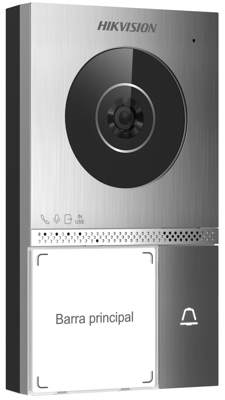 Hikvision DS-KV7413EY-IME2 - 2-wire intercom, HD camera, M1 card reader, 1/2/4x button, surface mount
