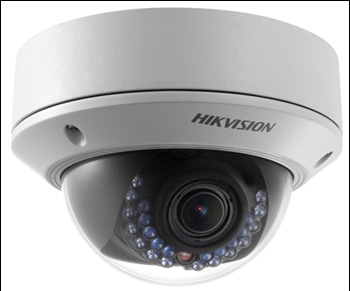 Hikvision IP dome kamera DS-2CD2712F-I, 1,3MP, 1280x960, 25fps, 20m-IR, IR cut, obj. 2,8-12mm, IP66, antivand