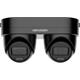 Hikvision IP duální turret hybrid kamera DS-2CD2343G2D-LIZ2UY/SL(2.8/4)BLACK, 4MP, 2,8/4mm, mikrofon, černá