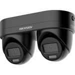 Hikvision IP duální turret kamera DS-2CD2346G3D-IZ2UY/SL(2.8/4)BLACK, 4MP, 2,8/4mm, mikrofon, černá