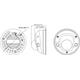 Hikvision IP mini dome camera DS-2CD2545FWD-IWS(2.8mm)(D), 4MP, 2.8mm, Audio, WiFi