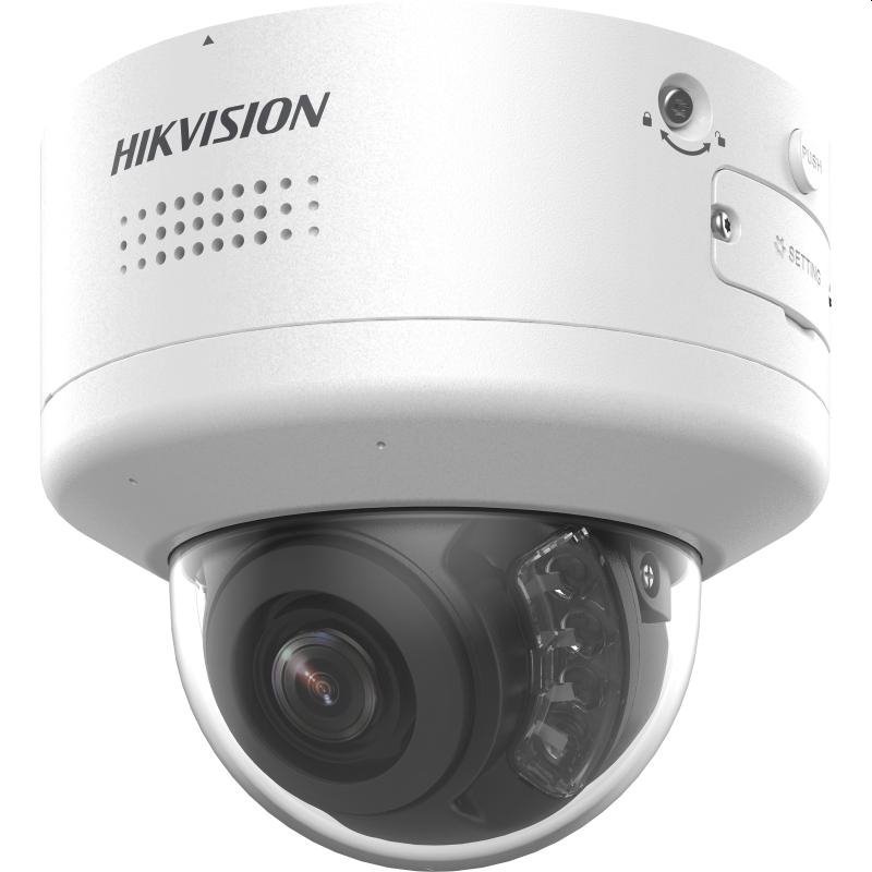 Hikvision IP PTRZ dome hybrid camera DS-2CD2747G2H-LIPTRZS2U/SL(2.8-12mm), 4MP, 2.8-12mm, AcuSense, audio, alarm, strobe