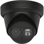 Hikvision IP turret camera DS-2CD2383G2-IU(BLACK)(2.8mm), 8MP, 2.8mm, microphone, black, AcuSense