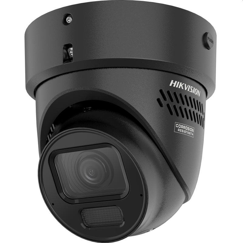 Hikvision IP turret hybrid camera DS-2CD2H87G3-LIZS2UY/SL(2.8-12mm)OSTDBLK, 8MP, 2.8-12mm, ColorVu, audio, alarm, black