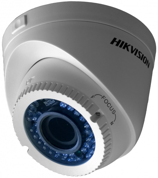 Hikvision TurboHD dome kamera DS-2CE56C2T-VFIR3, 1280x720, IR-cut, 30m IR, obj.2.8-12mm, IP66, 12VDC