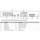Hikvision TurboHD DVR iDS-7208HUHI-M1/S/A(C), 8 channels, 1x HDD, 4x AcuSense