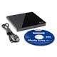 HITACHI LG - externí mechanika DVD-W/CD-RW/DVD±R/±RW/RAM GP57EB40, Slim, Black, box+SW