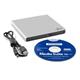 HITACHI LG - externí mechanika DVD-W/CD-RW/DVD±R/±RW/RAM GP57ES40, Slim, Silver, box+SW