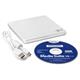 HITACHI LG - externí mechanika DVD-W/CD-RW/DVD±R/±RW/RAM GP60NW60, Slim, White, box+SW