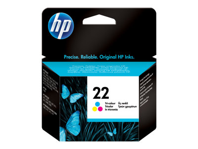 HP No. 22 Small Tri-colour Print Cartridge (5ml), HP No. 22 Small Tri-colour Print Cartridge (5ml)