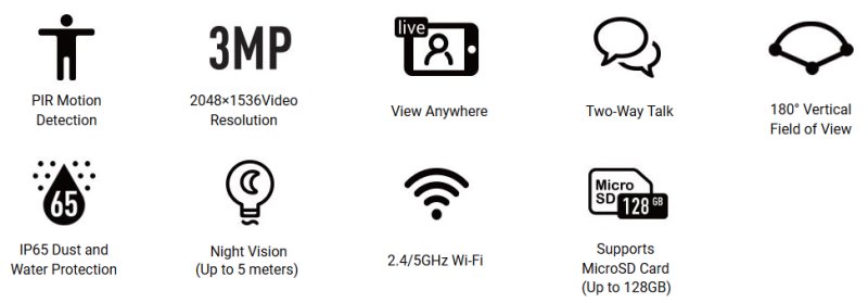 EZVIZ CS-DB1-A0-1B3WPFR