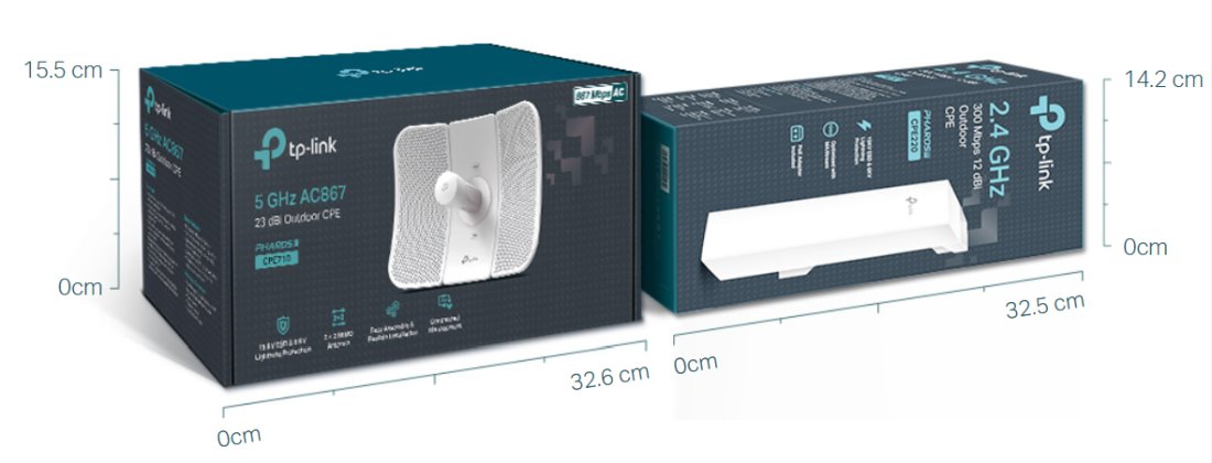 TP-Link CPE710 Venkovní klientská jednotka, 5GHz, 23dBi, 867Mbps