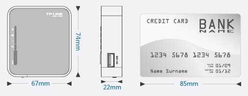 TL-MR3020 small size