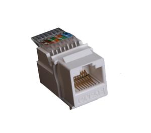 Masterlan keystone UTP Cat.5e, white (for sockets) | Discomp