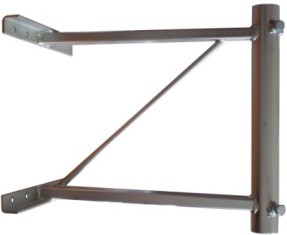 Rack for pole with diameter 42mm, 60cm from wall | Discomp - networking ...