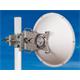 Jirous JRMC-400-10/11 Ra parabolic antenna with precision mount for Racom radio units