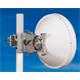 JIROUS JRME-400-80 Si parabolic antenna with precision mount for Siklu radio units