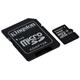 Kingston 16GB Micro SecureDigital (SDHC UHS-I) Card, Class 10 + SD adaptér