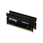 KINGSTON 32GB 3200MHz DDR4 CL20 SODIMM (Kit of 2) FURY Impact