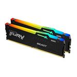 KINGSTON 32GB 5200MHz DDR5 CL40 DIMM (Kit of 2) FURY Beast RGB