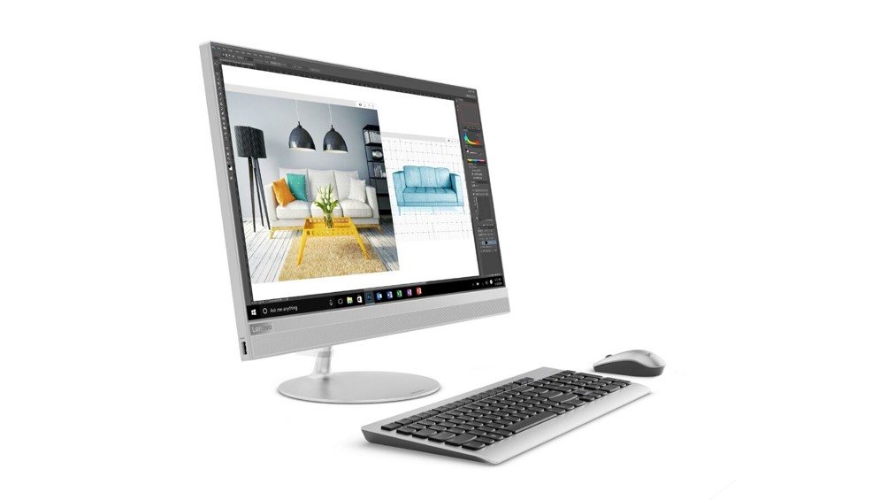 Lenovo IdeaCentre AIO 520-22IKU i5-8250U 3,40GHz/8GB/SSD 256B/23,8" FHD/Radeon 2GB/DVD-RW/WIN10 stř